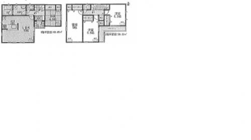 Floor plan. (Building 2), Price 24,900,000 yen, 4LDK, Land area 162.93 sq m , Building area 97.2 sq m