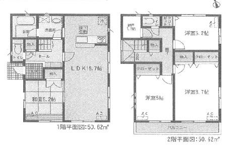 Floor plan. (1 Building), Price 25,900,000 yen, 4LDK+S, Land area 150.2 sq m , Building area 101.24 sq m