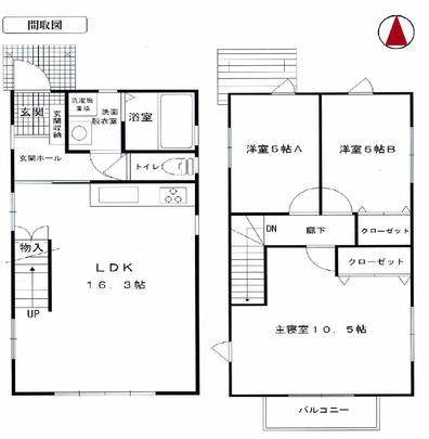 Floor plan. 22 million yen, 3LDK, Land area 125.14 sq m , Building area 88.82 sq m