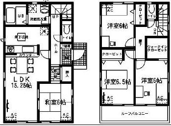 Floor plan. Price 18.9 million yen, 4LDK, Land area 167.97 sq m , Building area 96.9 sq m