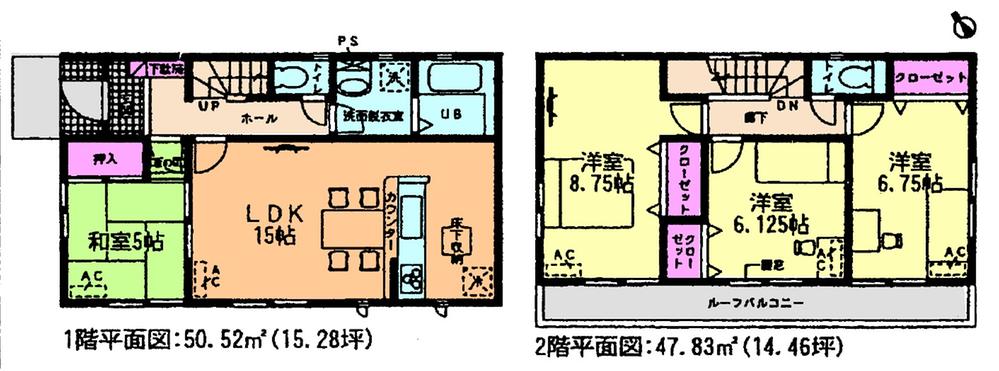 Floor plan. (4 Building), Price 20.8 million yen, 4LDK, Land area 150.68 sq m , Building area 98.35 sq m