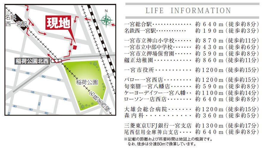 Local guide map. Detail view