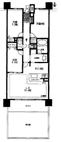 Floor plan. 3LDK, Price 14.8 million yen, Occupied area 70.05 sq m floor plan