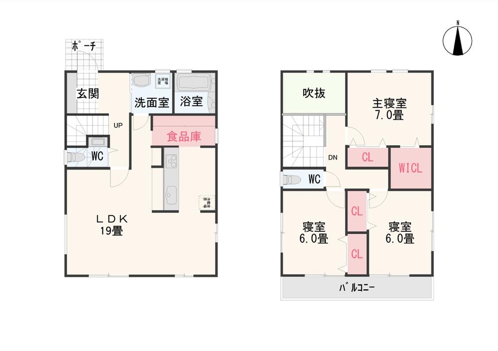 Floor plan. 27,800,000 yen, 3LDK, Land area 138.85 sq m , Building area 105.17 sq m