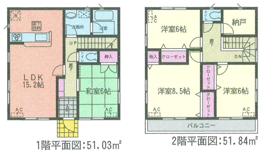 Floor plan. (3 Building), Price 17 million yen, 4LDK, Land area 121.84 sq m , Building area 102.87 sq m