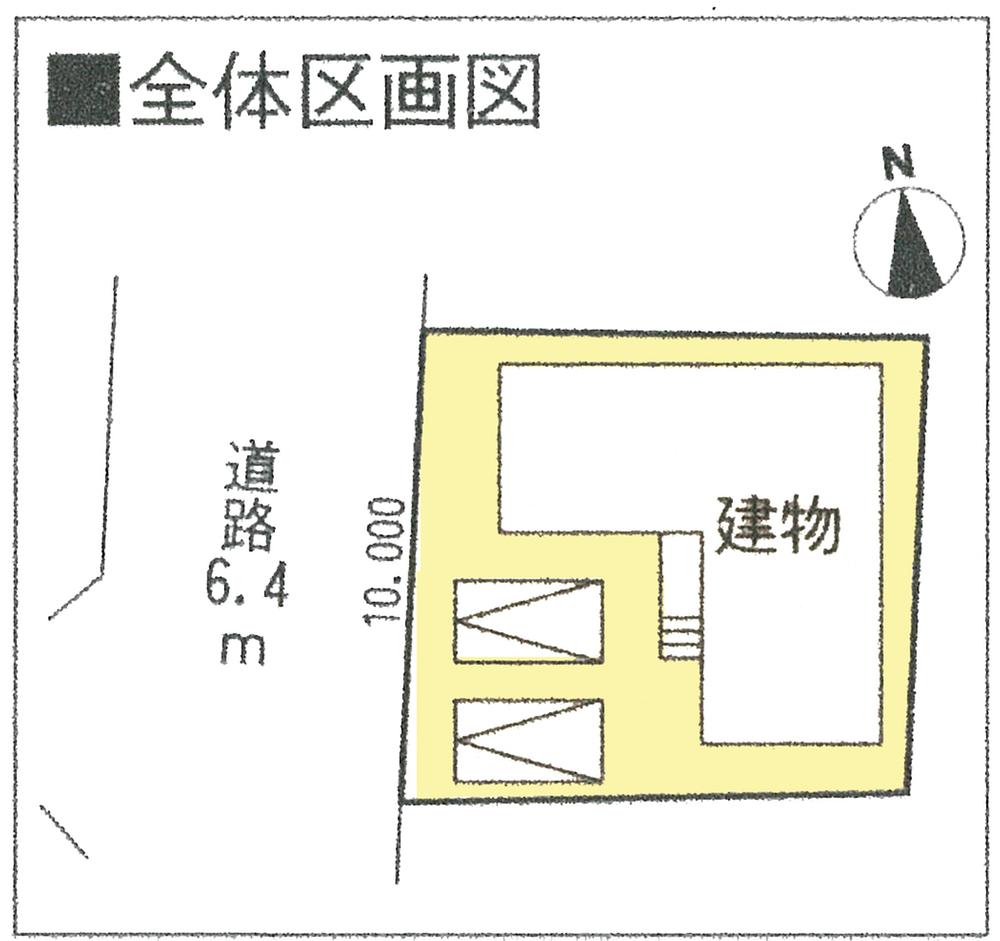Compartment figure. 23 million yen, 4LDK, Land area 112.84 sq m , Building area 97.6 sq m parallel parking two possible! 