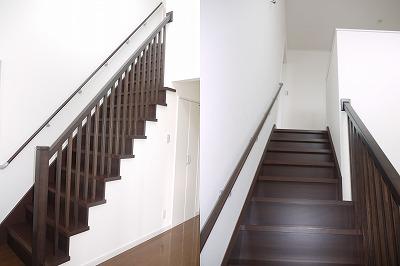 Other introspection. Staircase handrail is a little bit different to other ready-built house. 