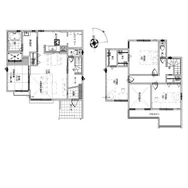 Floor plan. 32,900,000 yen, 4LDK, Land area 179.87 sq m , Building area 114.29 sq m