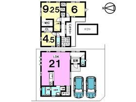 Floor plan. 28.5 million yen, 3LDK, Land area 110.12 sq m , Building area 101.2 sq m