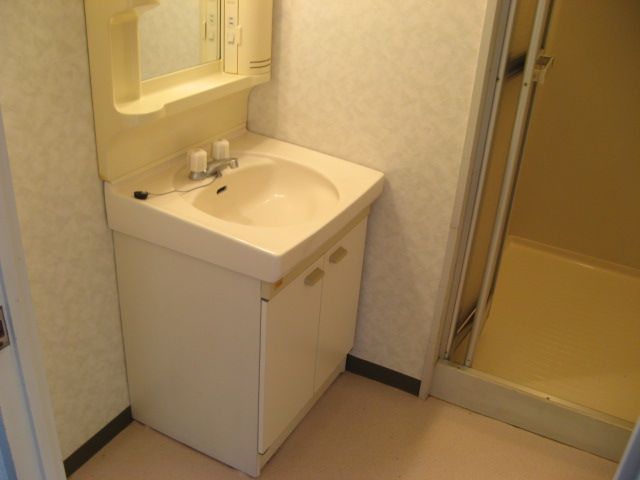 Washroom. Indoor Laundry Storage