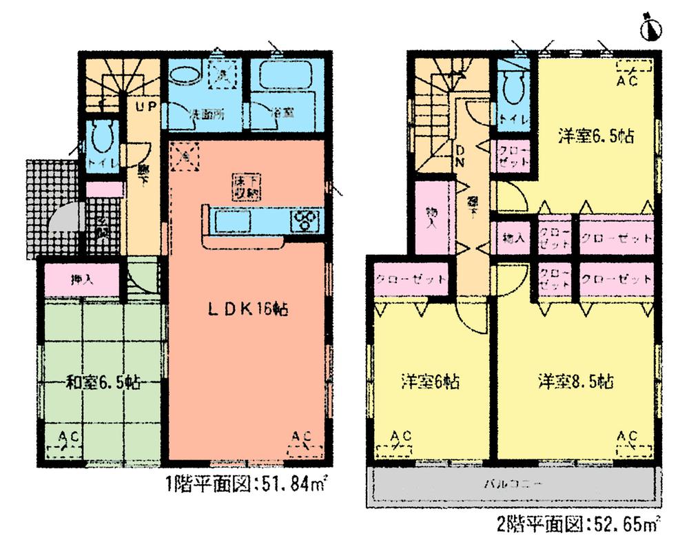 Floor plan. (1 Building), Price 18 million yen, 4LDK, Land area 161.03 sq m , Building area 104.49 sq m