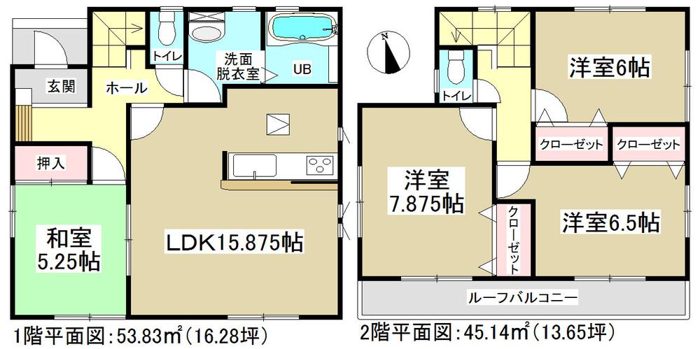 Floor plan. 17.8 million yen, 4LDK, Land area 152.15 sq m , Building area 98.97 sq m