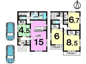 Floor plan. (4 Building), Price 22 million yen, 4LDK, Land area 166.14 sq m , Building area 99.83 sq m