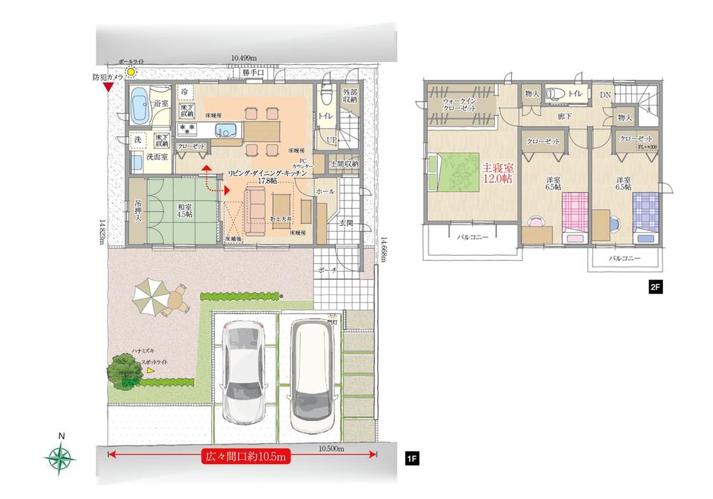Floor plan. (No. 3 locations), Price TBD , 4LDK, Land area 154.8 sq m , Building area 112.63 sq m