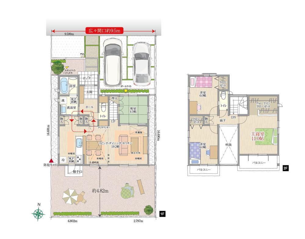Floor plan. (No. 13 locations), Price TBD , 4LDK, Land area 160.2 sq m , Building area 106 sq m
