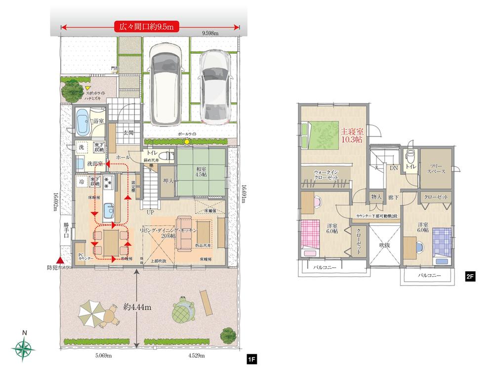 Floor plan. (No. 14 locations), Price TBD , 4LDK+S, Land area 160.21 sq m , Building area 113.46 sq m