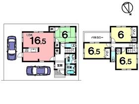 Floor plan. (1 Building), Price 22,800,000 yen, 4LDK, Land area 131.97 sq m , Building area 29.77 sq m