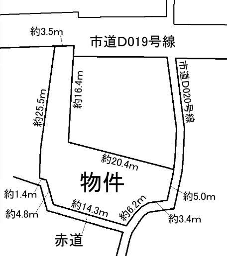 Compartment figure. Land price 12.8 million yen, Land area 330.58 sq m