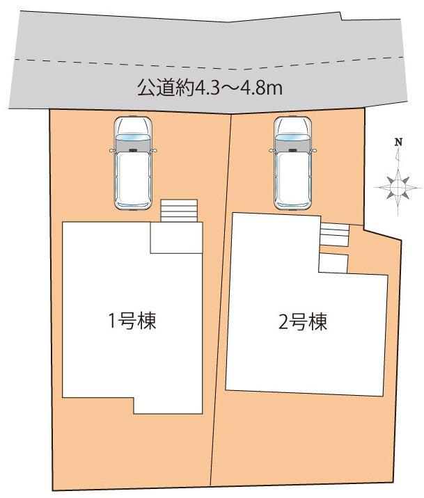 Compartment figure. 22,800,000 yen, 4LDK, Land area 163.01 sq m , Building area 106 sq m