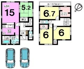 Floor plan. (Building 2), Price 23.8 million yen, 4LDK, Land area 170.6 sq m , Building area 97.72 sq m