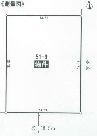 Compartment figure. Land price 6 million yen, Land area 249.51 sq m control area per building permit requirements. 