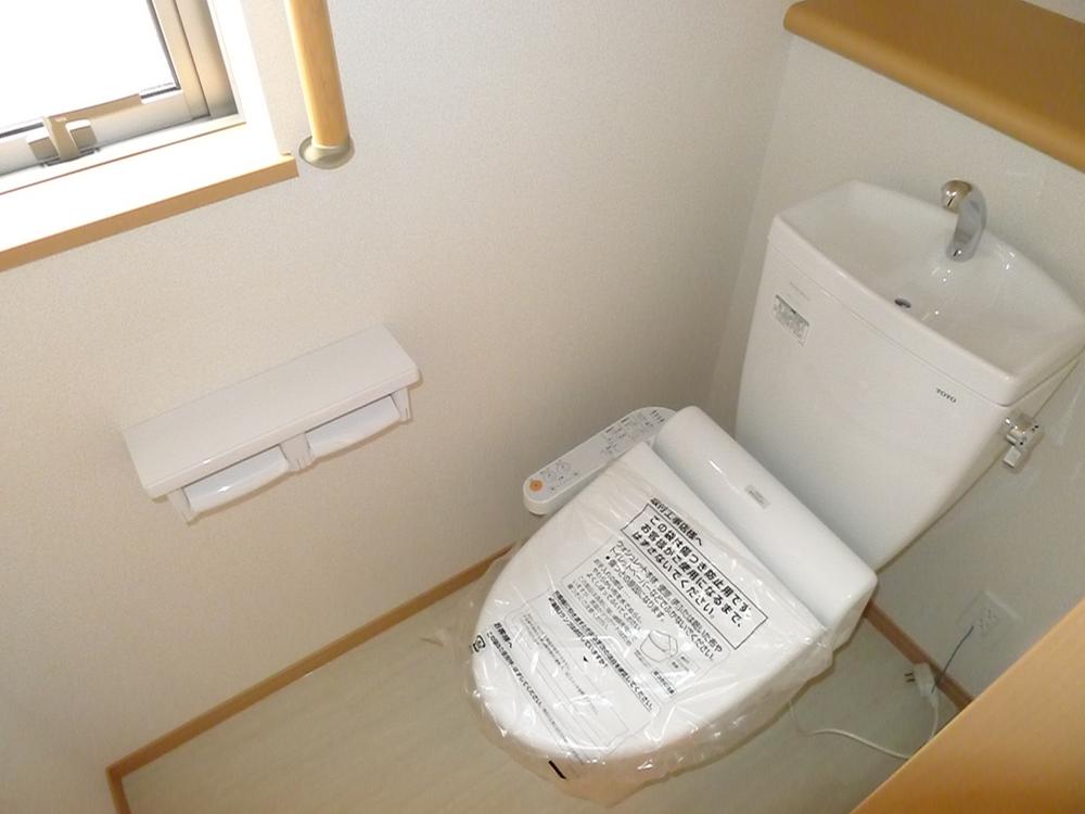 Toilet. Example of construction toilet