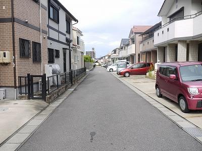 Local photos, including front road. South road width 4.5m