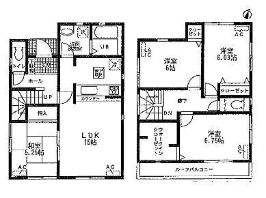 Floor plan. 23.8 million yen, 4LDK, Land area 170.6 sq m , Building area 170.6 sq m
