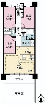 Floor plan. 3LDK, Price 14.8 million yen, Occupied area 70.05 sq m