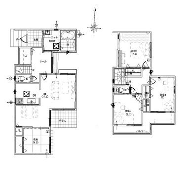 Floor plan. 31,900,000 yen, 4LDK, Land area 158.33 sq m , Building area 108.92 sq m plan view