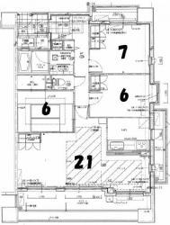 Floor plan. 3LDK, Price 24,900,000 yen, Occupied area 82.82 sq m , Balcony area 16.5 sq m