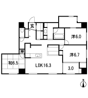 Floor: 3LDK + Sun Room, the occupied area: 100.59 sq m, Price: 34,900,000 yen ~ 43,700,000 yen