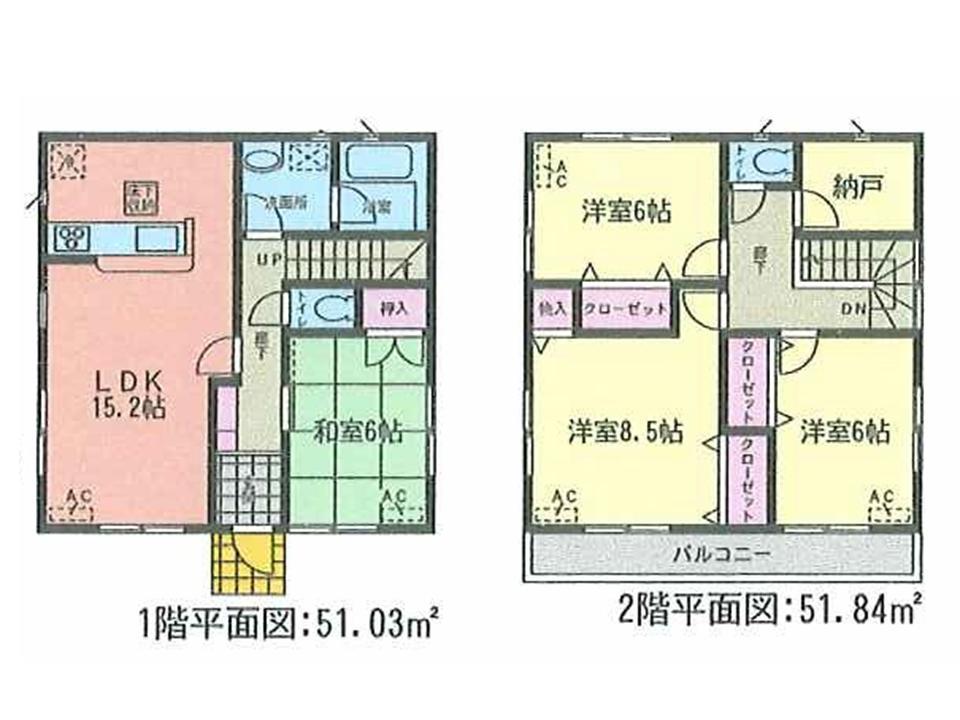 Floor plan. (3 Building), Price 17 million yen, 4LDK+S, Land area 121.84 sq m , Building area 102.87 sq m