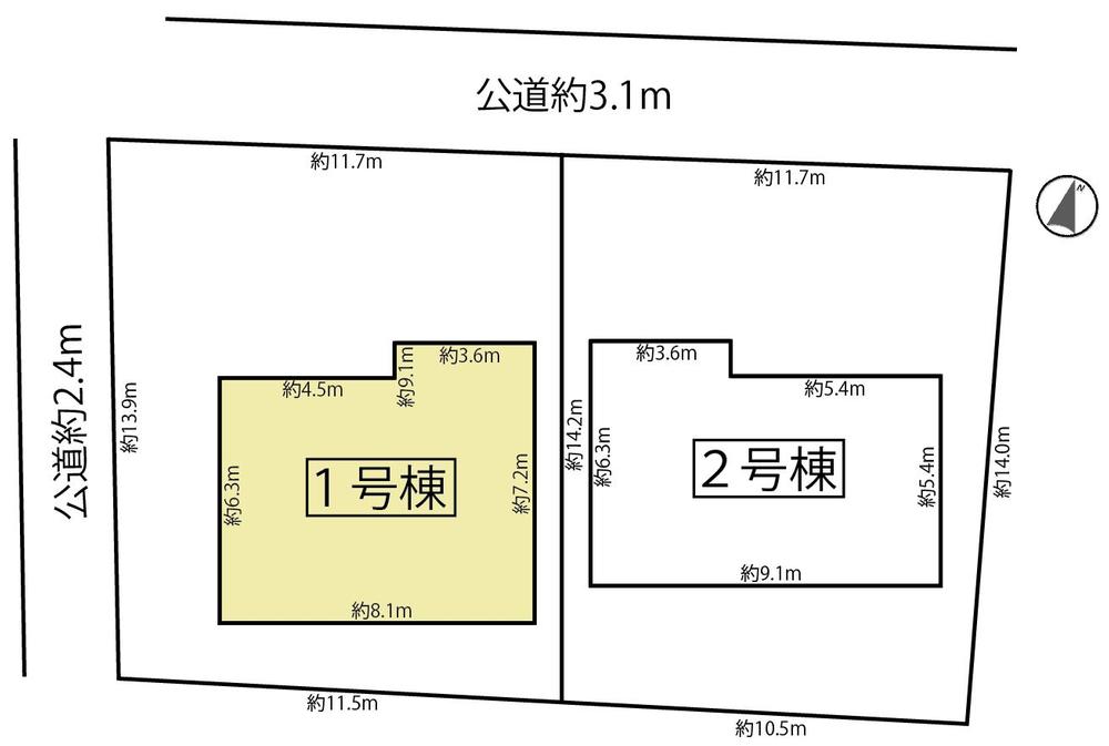 Compartment figure. 26,800,000 yen, 4LDK, Land area 137.79 sq m , Building area 106 sq m
