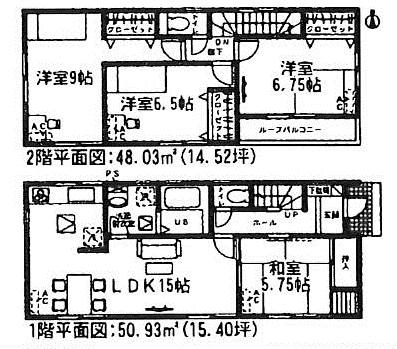 Floor plan. (12 Building), Price 20.8 million yen, 4LDK, Land area 121.3 sq m , Building area 98.96 sq m