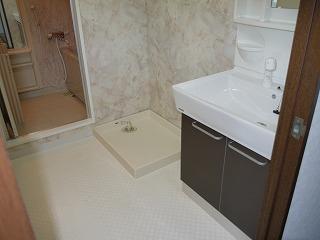 Wash basin, toilet. Washbasin with new shower