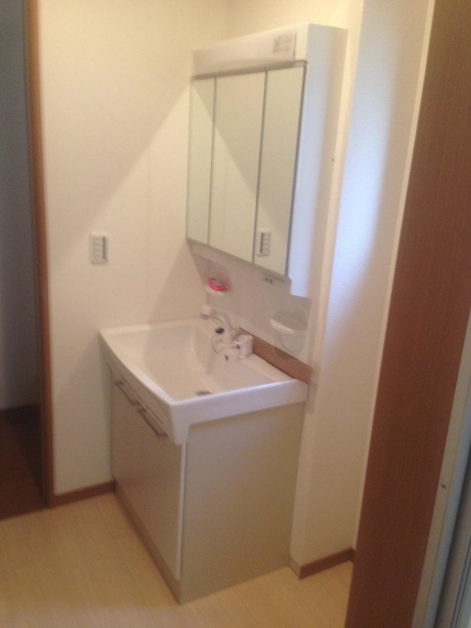 Wash basin, toilet. Washbasin with shower!