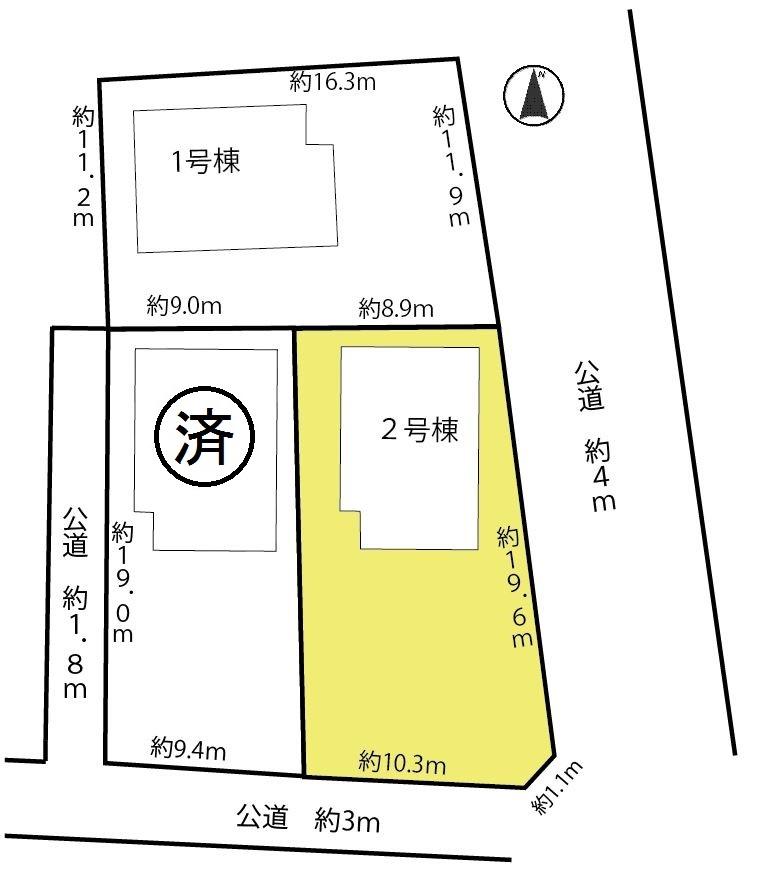 Compartment figure. 23.8 million yen, 4LDK, Land area 199.37 sq m , Building area 102.68 sq m compartment view