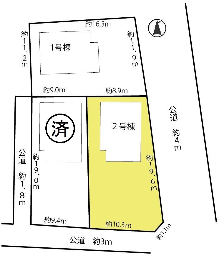 Compartment figure. 23.8 million yen, 4LDK, Land area 199.37 sq m , Building area 102.68 sq m compartment view