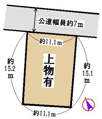Compartment figure. Land price 9.9 million yen, Land area 170.1 sq m