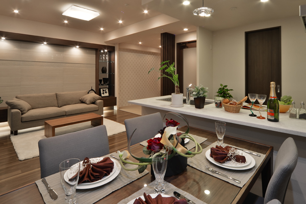 Living.  [living ・ dining] C type model room