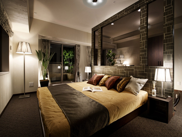 Interior.  [Western style room] Chic design Western-style is, Spacious space perfect for bedroom. Abundant walk-in closet of storage capacity is also provided (SG type model room plan)
