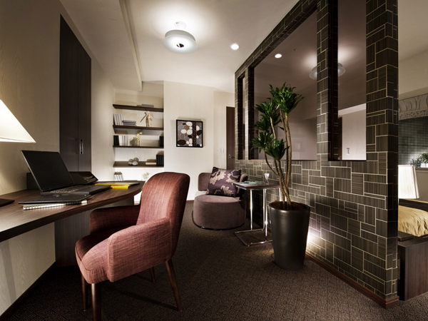 Interior.  [Study space] Separated spacious Western-style, Ensure the study space of calm atmosphere (SG type model room plan)