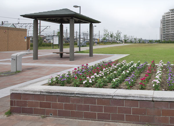 Surrounding environment. Inazawa Station east multipurpose open space (about 170m / A 3-minute walk)