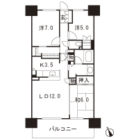 Floor: 3LDK, the area occupied: 76.3 sq m, price: 26 million yen