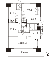 Floor: 4LDK, the area occupied: 98.7 sq m, Price: 34,400,000 yen ~ 36 million yen