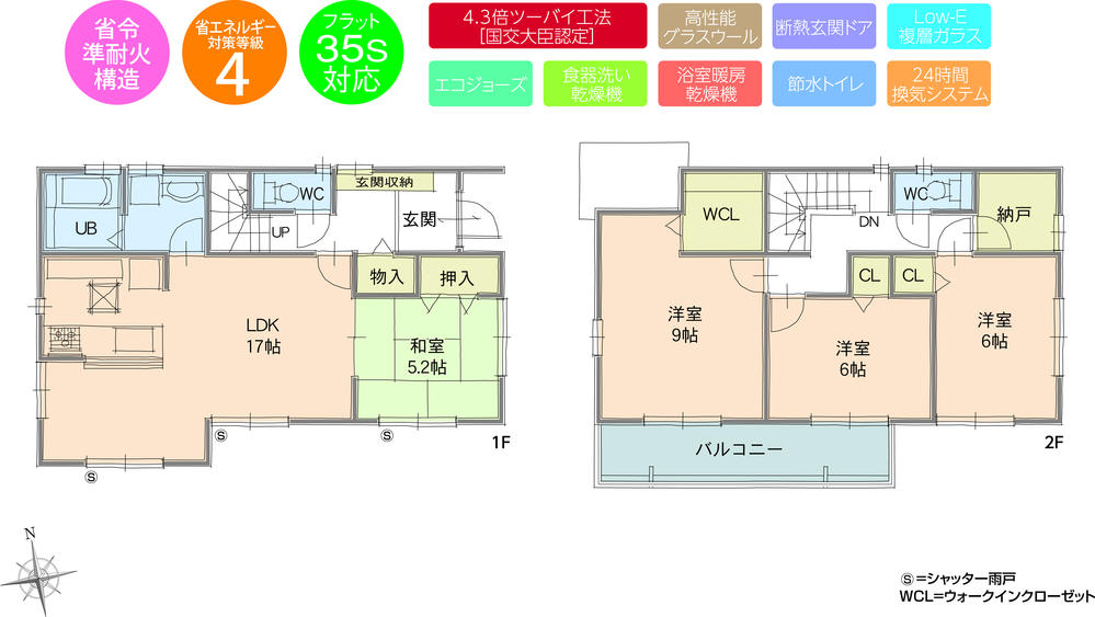 Floor plan. Local guide map