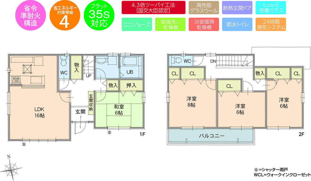 Floor plan. Local guide map