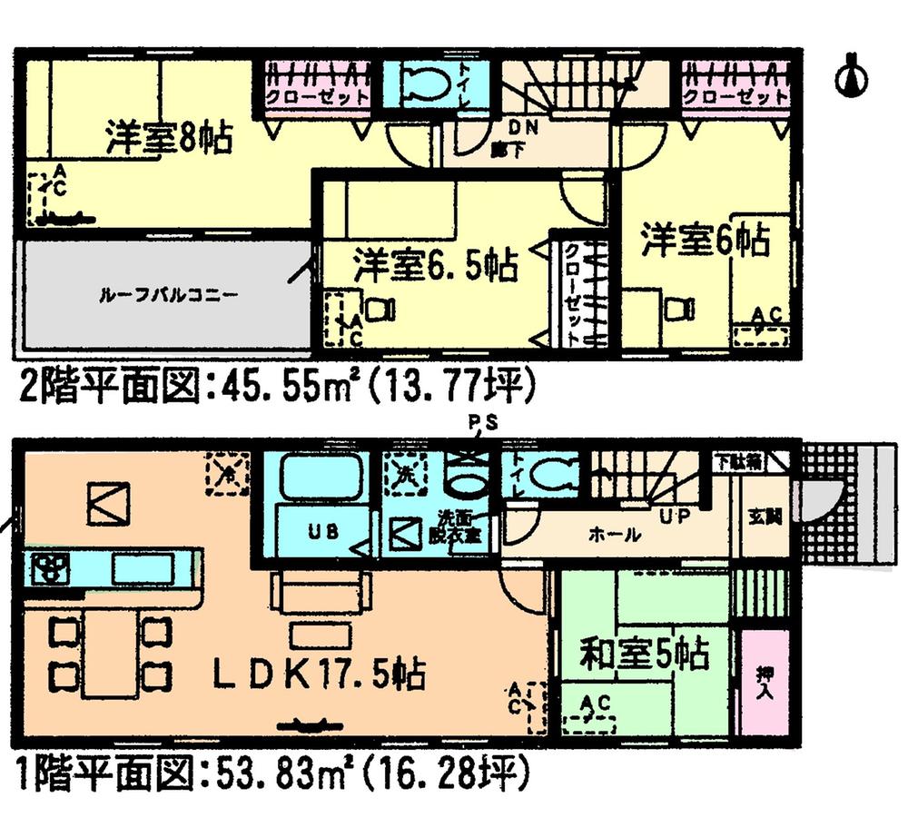 Floor plan. (10 Building), Price 18.9 million yen, 4LDK, Land area 122.96 sq m , Building area 99.38 sq m