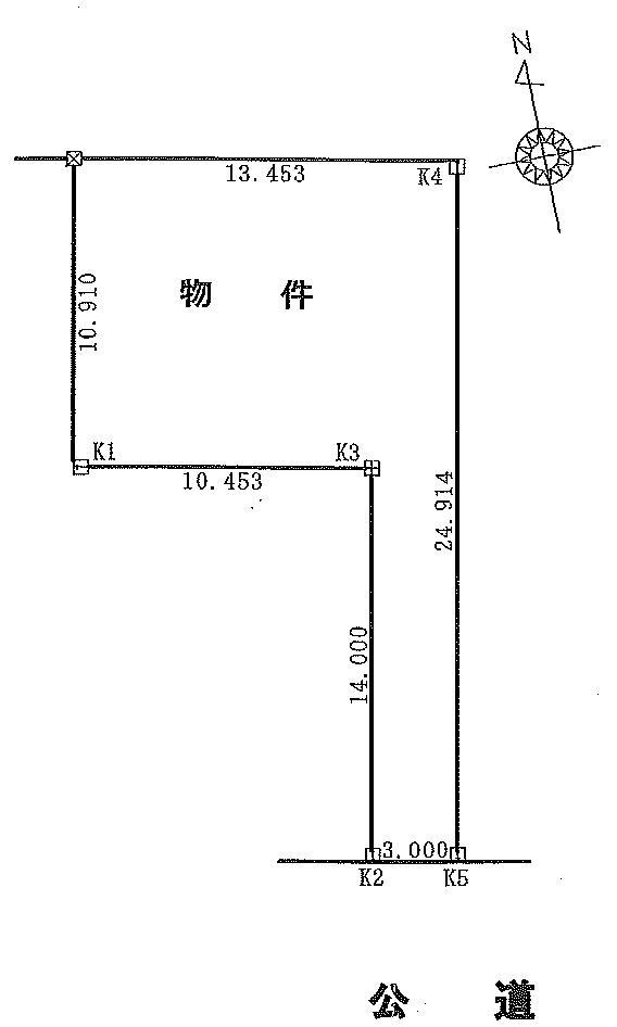 Compartment figure. Land price 19,800,000 yen, Land area 188.75 sq m